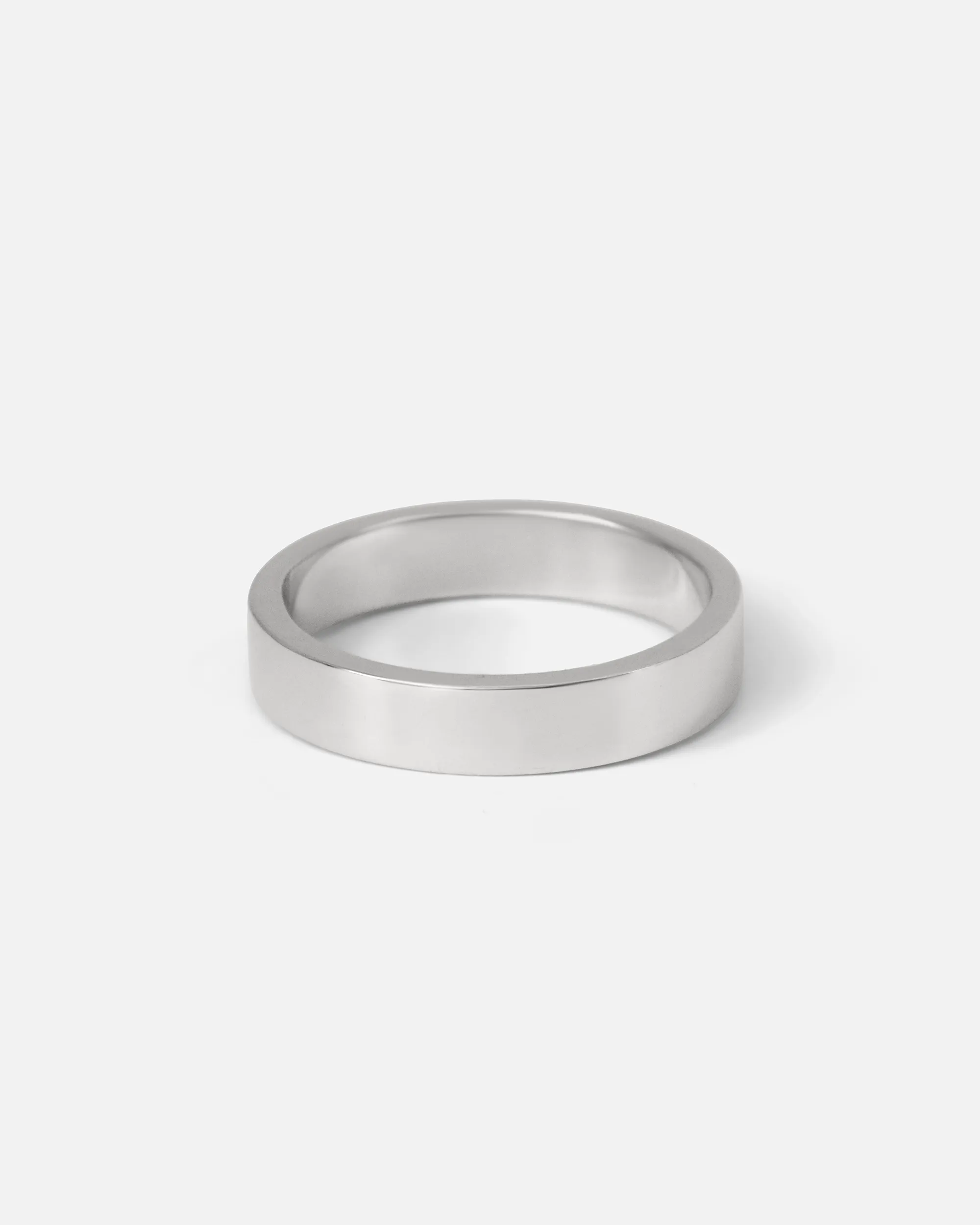 Flat Band / 4.5mm in Platinum