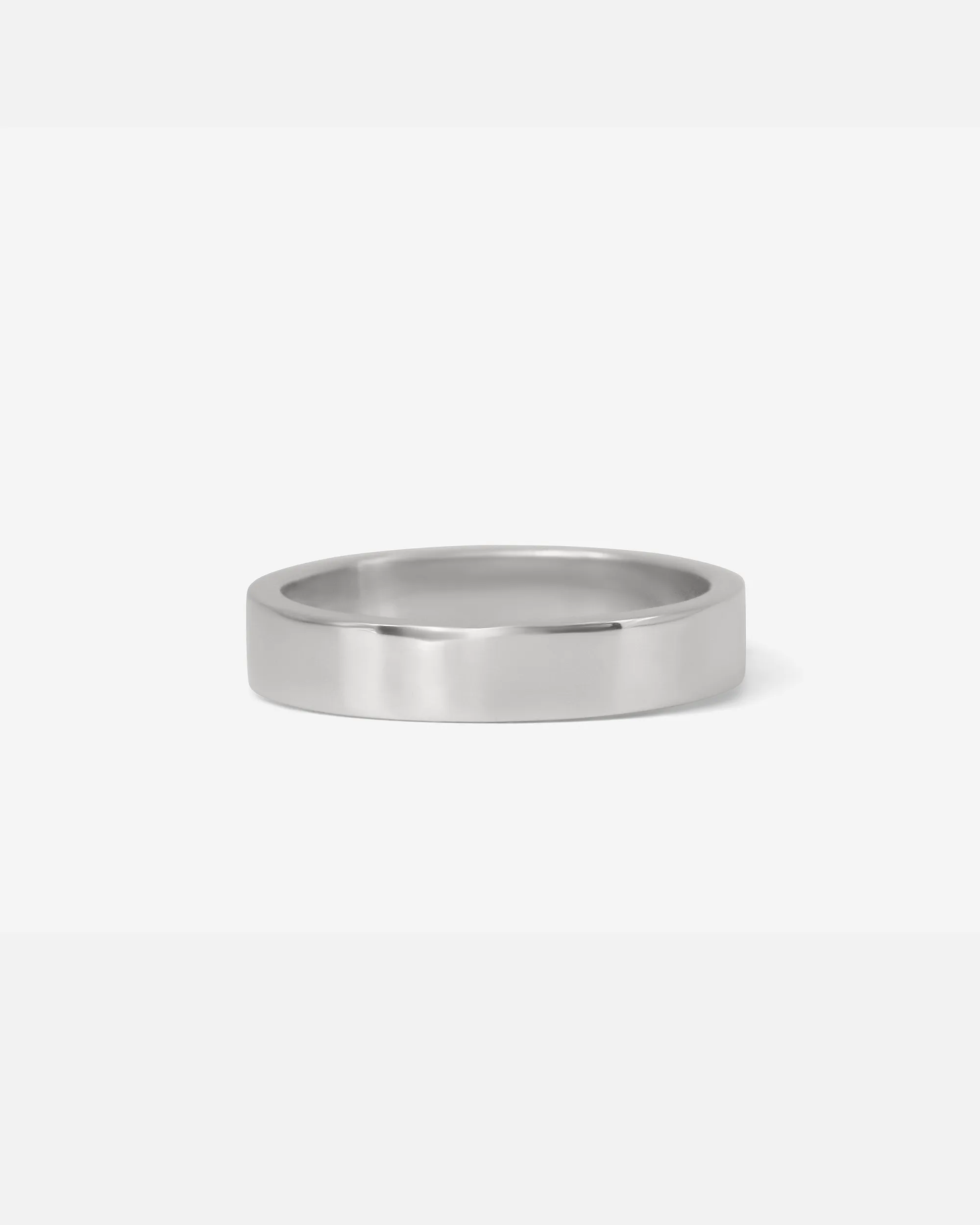 Flat Band / 4.5mm in Platinum