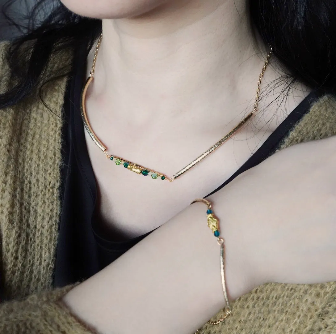Forgotten Realms Jewelry Set - Green