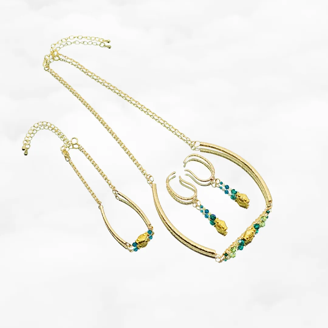 Forgotten Realms Jewelry Set - Green