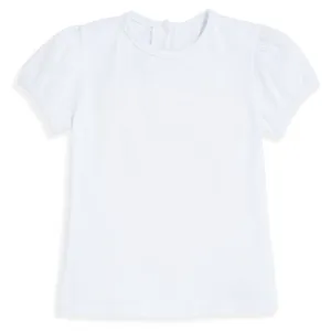 Girl's Pima Everyday Tee -- White