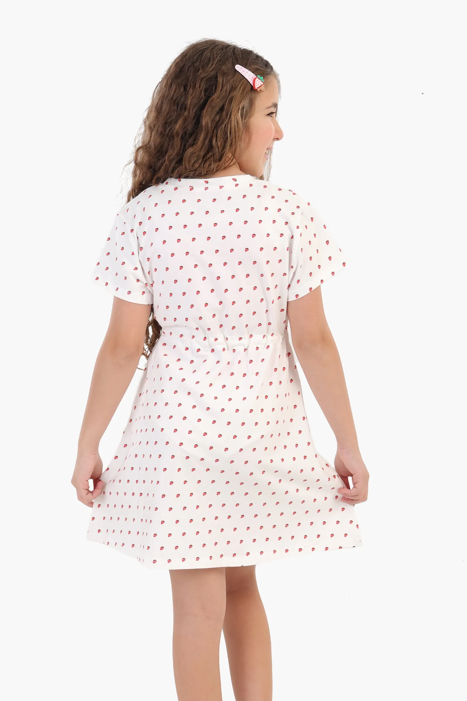 Girly Strawberry Print Nightgown