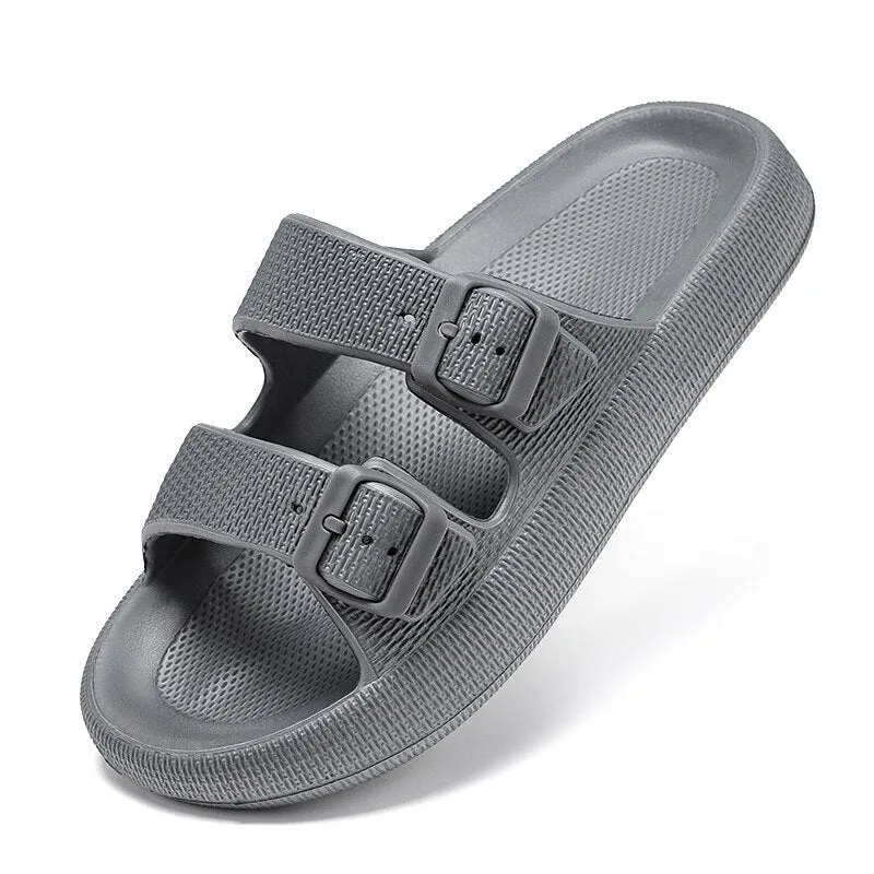 GS Comfy Home | Comfortable huis slippers met verstelbare riempjes voor dames en heren