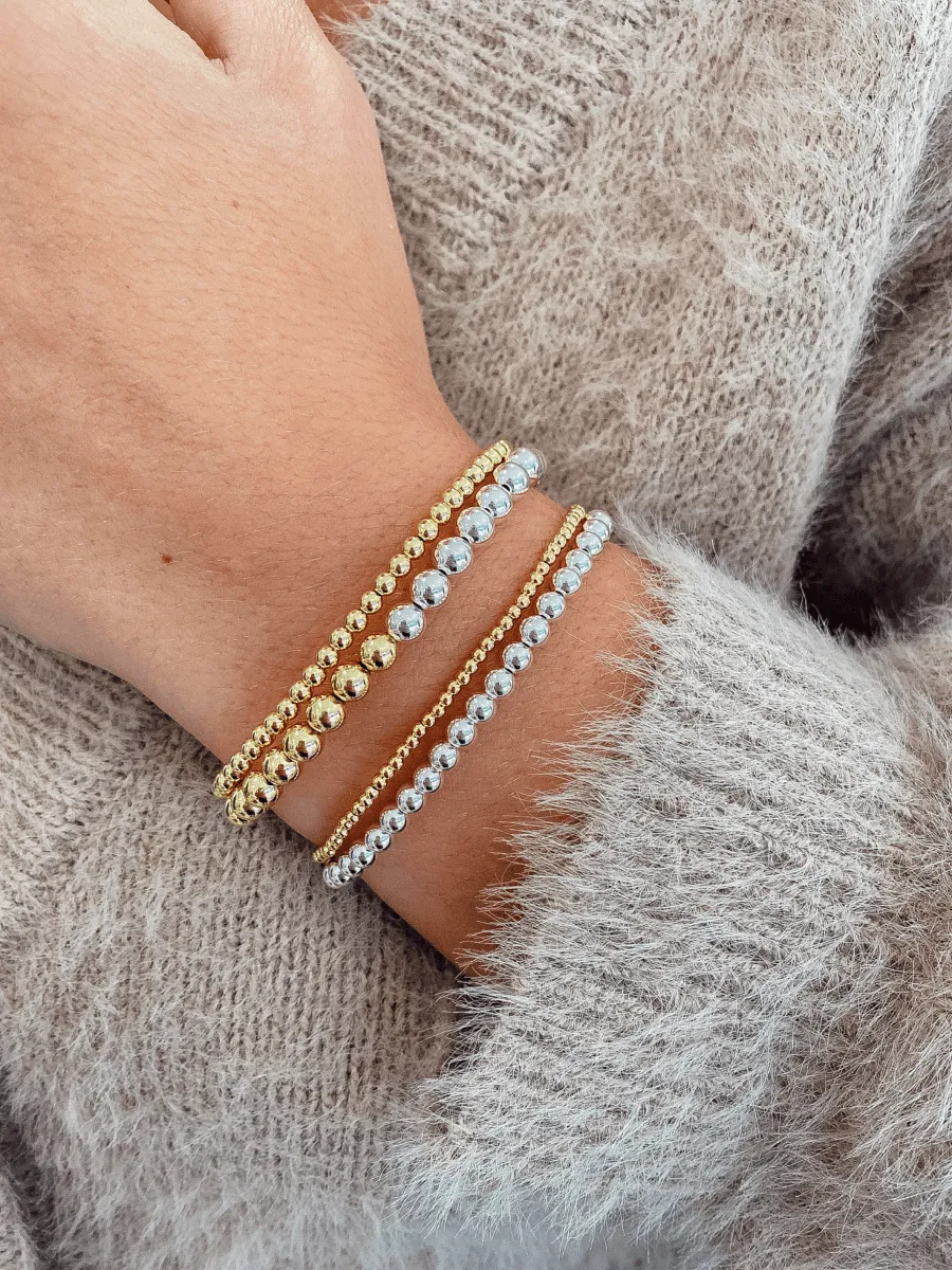 Half   Half Everyday Stretch Bracelet