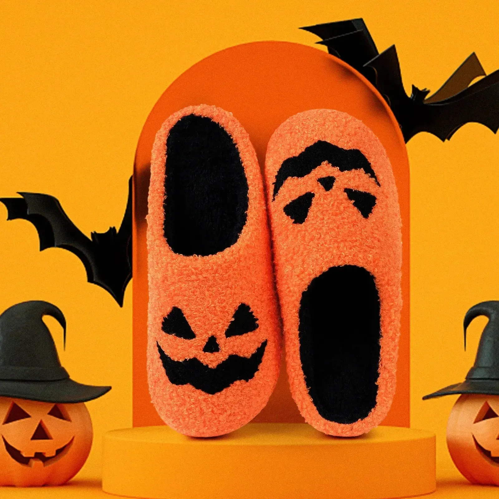 Halloween Pumpkin Slipper