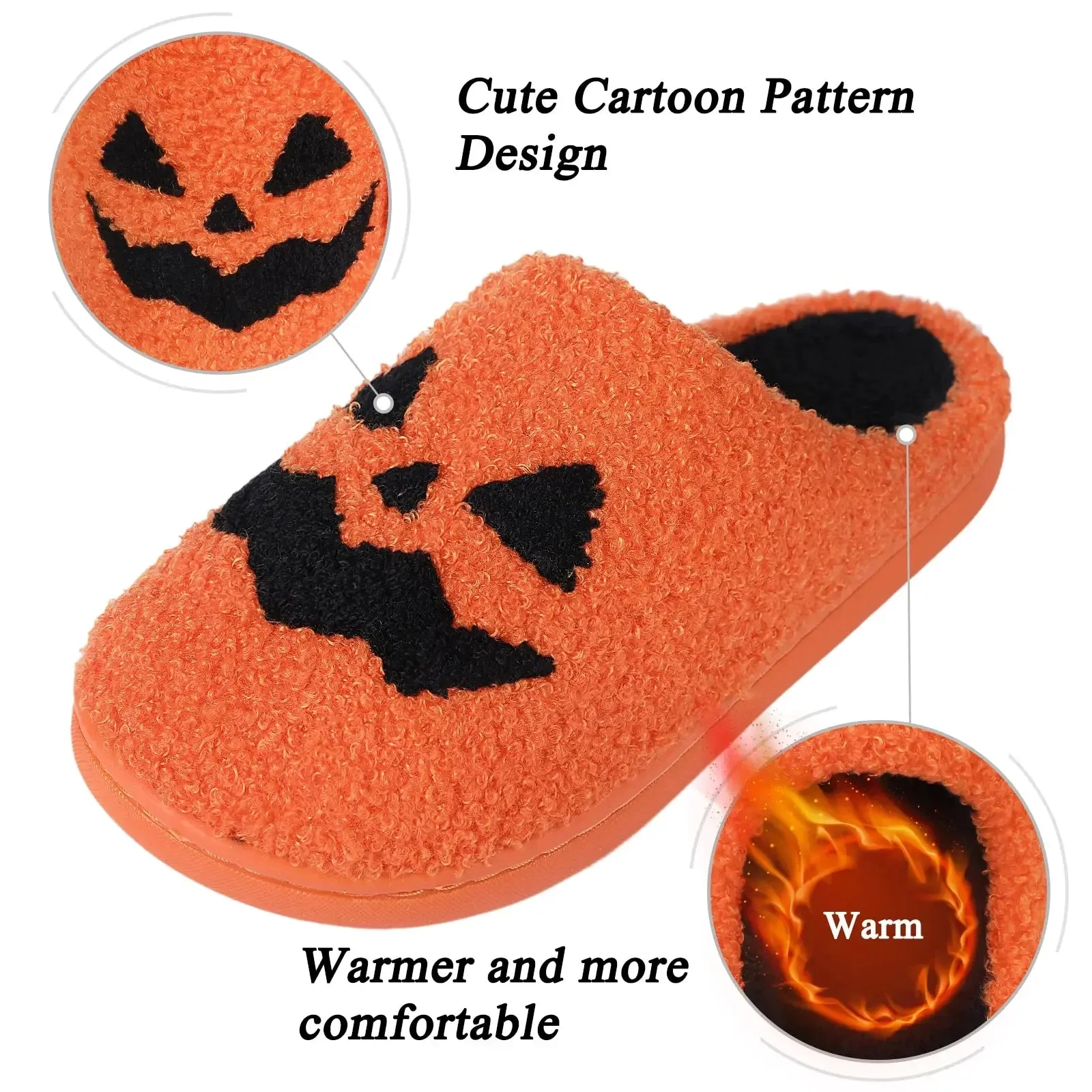 Halloween Pumpkin Slipper