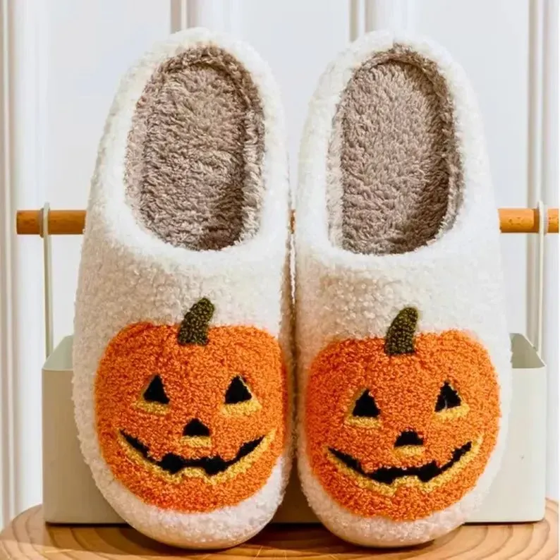 Halloween Pumpkin Slipper