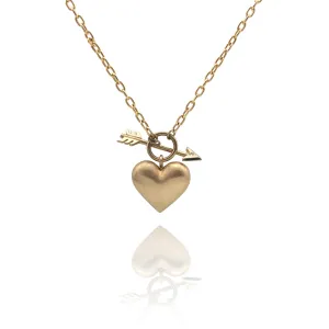 Heart and Arrow Toggle Pendant