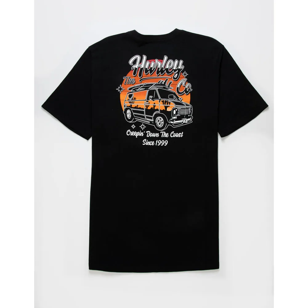 HURLEY EVERYDAY CREEPIN TEE BLACK