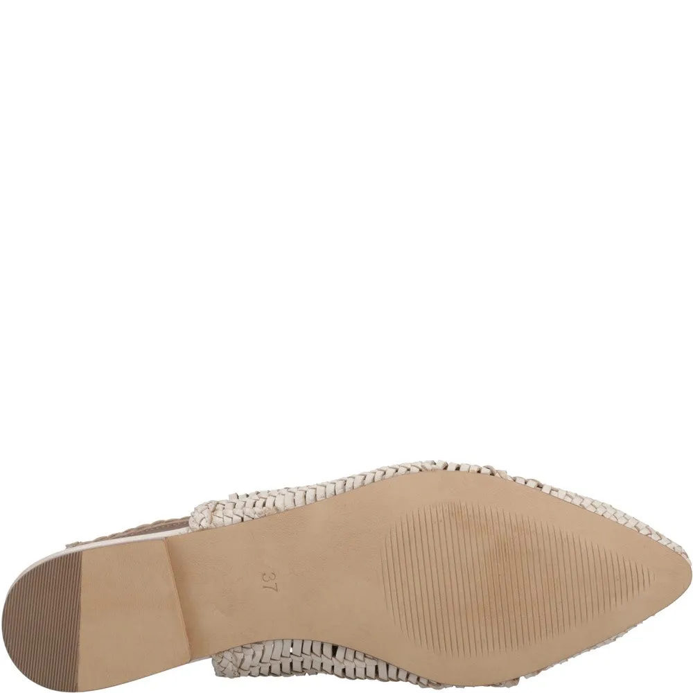 Hush Puppies Dalia Woven Slingback Ballerinas