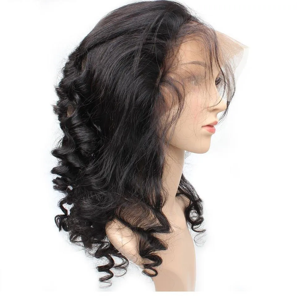 Indian Loose Wave 360 Lace Frontal