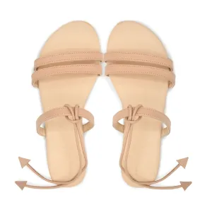 JAMs 103 - Beige - Leather Sandals
