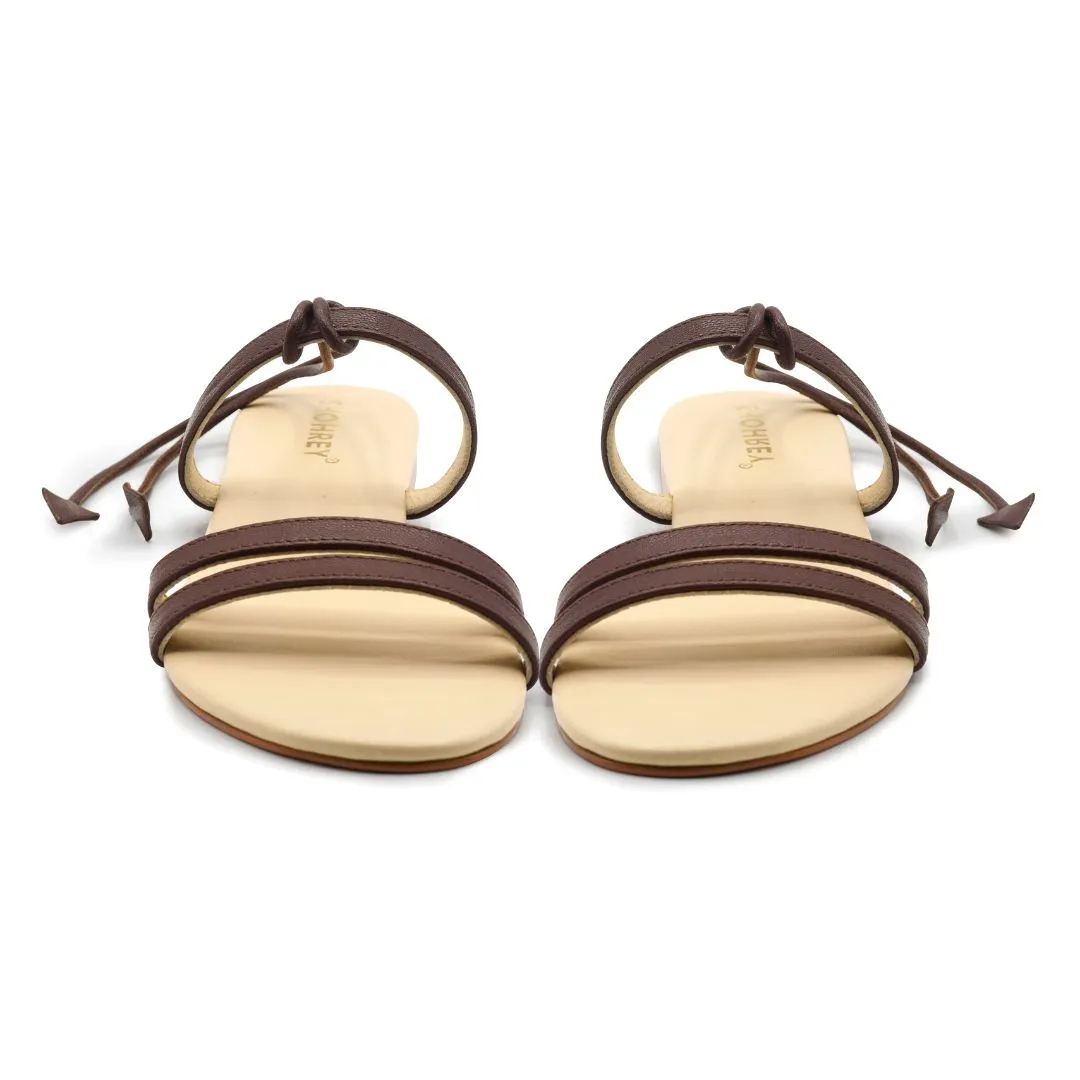 JAMs 103 - Choco Brown - Leather Sandals