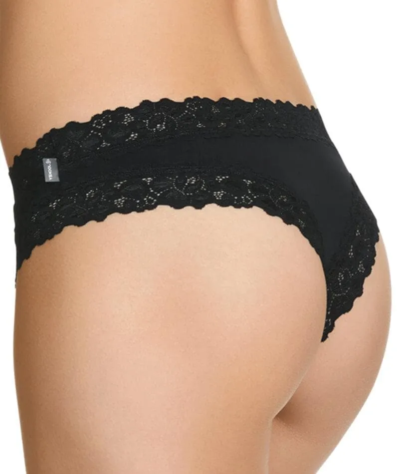 Jockey Parisienne Classic Cheeky Brief - Black