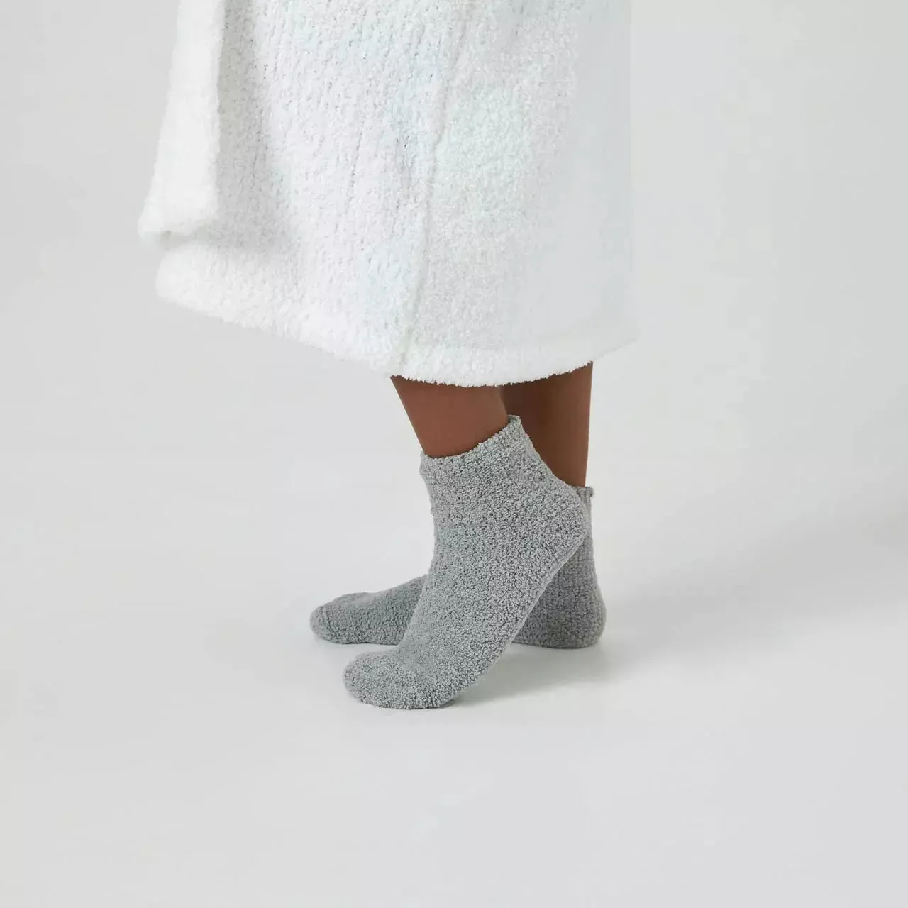 Kashwere Ultra Soft Stone Plush Spa Socks ~ LAST CHANCE SALE ~ LIMITED QUANTITIES