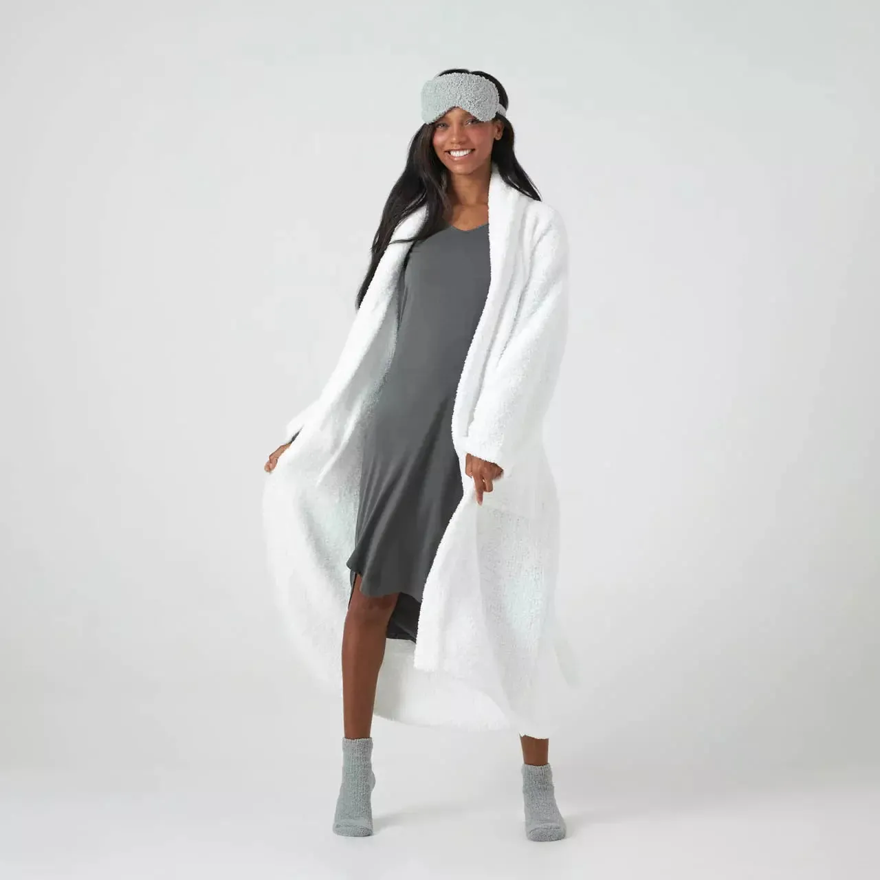 Kashwere Ultra Soft Stone Plush Spa Socks ~ LAST CHANCE SALE ~ LIMITED QUANTITIES