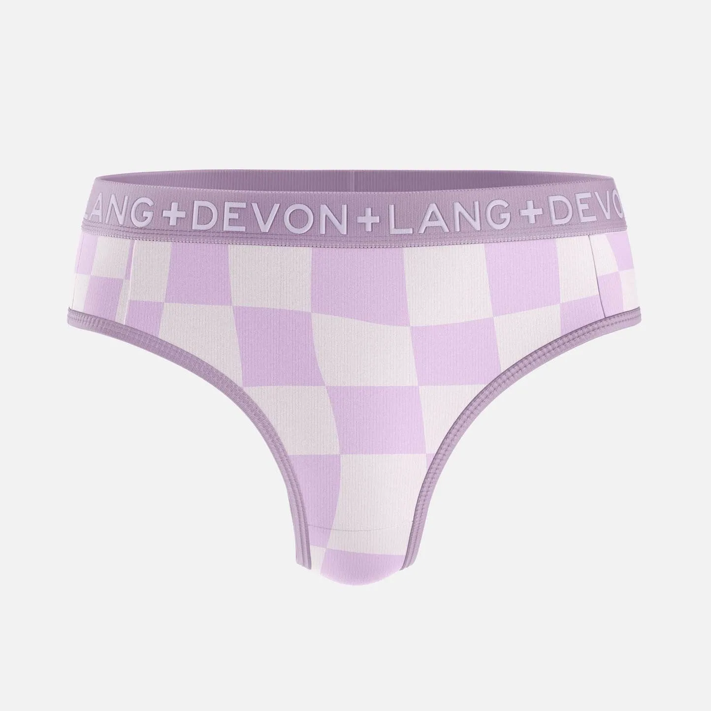 Katrina Everyday Thong - Pink Check