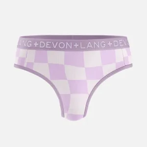 Katrina Everyday Thong - Pink Check