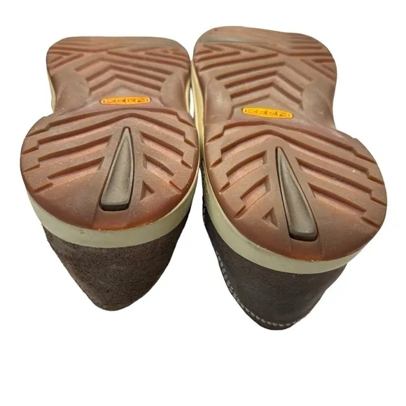 KEEN Presidio II Womens Nubuck Leather Mary Janes Flats Shoes 7.5 Hiking Brown
