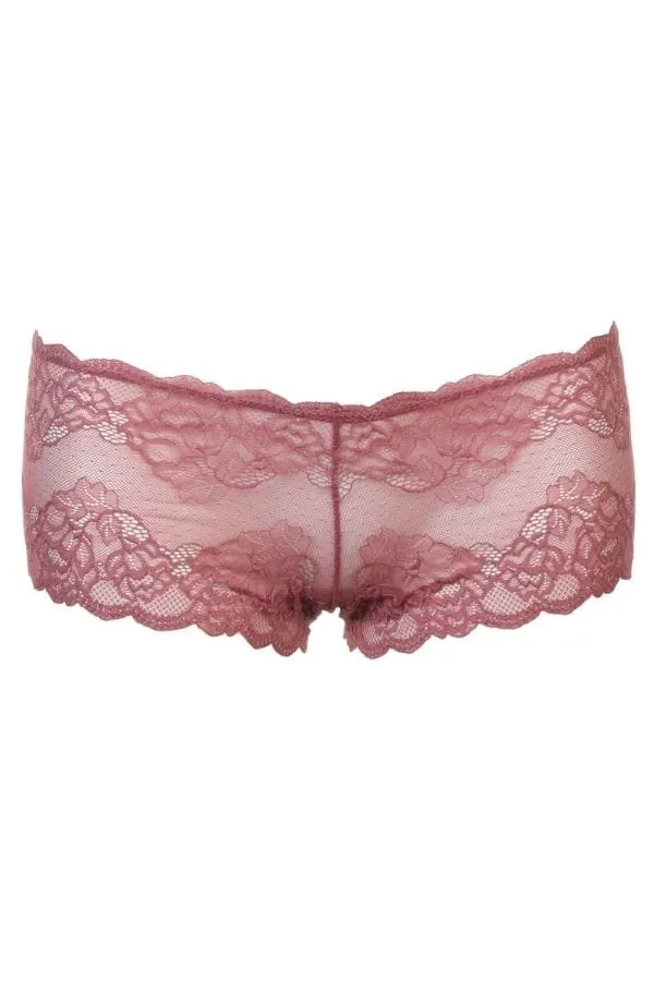 Lace Cheeky Panty- Mesa Rose