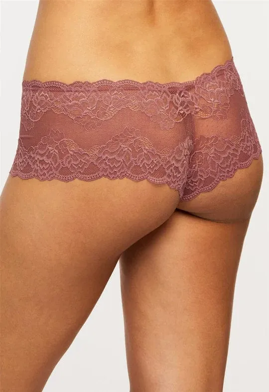 Lace Cheeky Panty- Mesa Rose