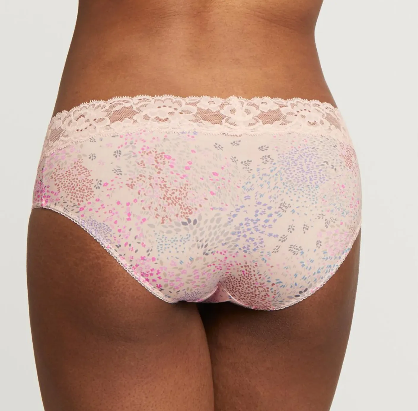 Lace Top Hipster in Flower Field