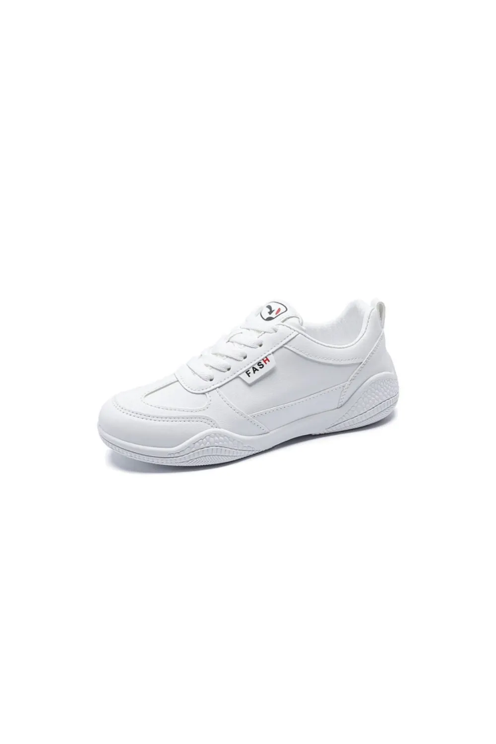 Lace Up Round Toe Flat Athletic