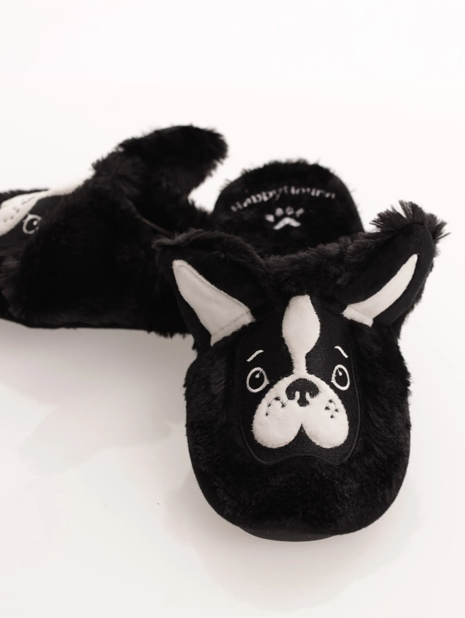Ladies Happy Hound Slipper - Black