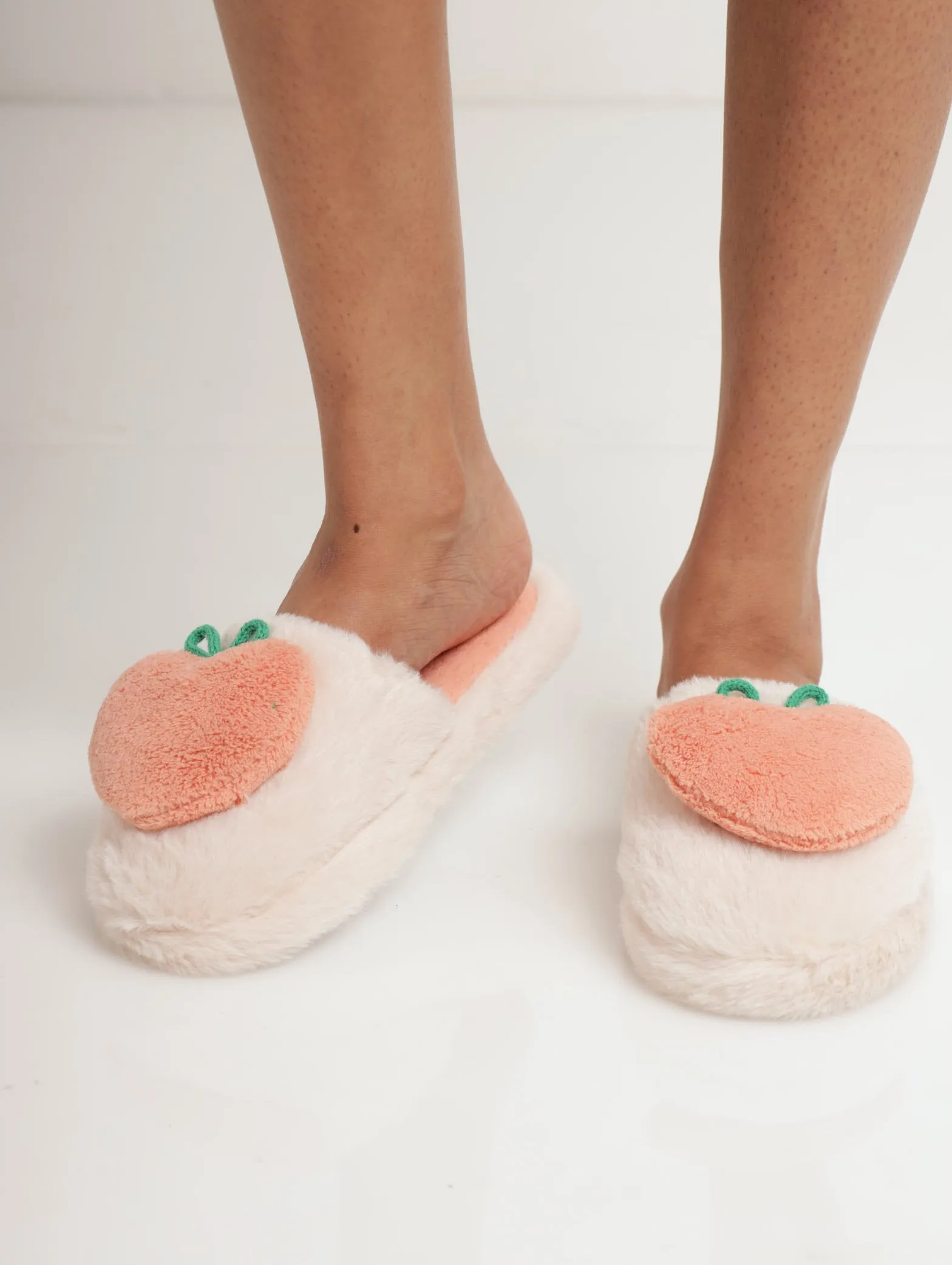 Ladies Just Peachy Slipper - Peach
