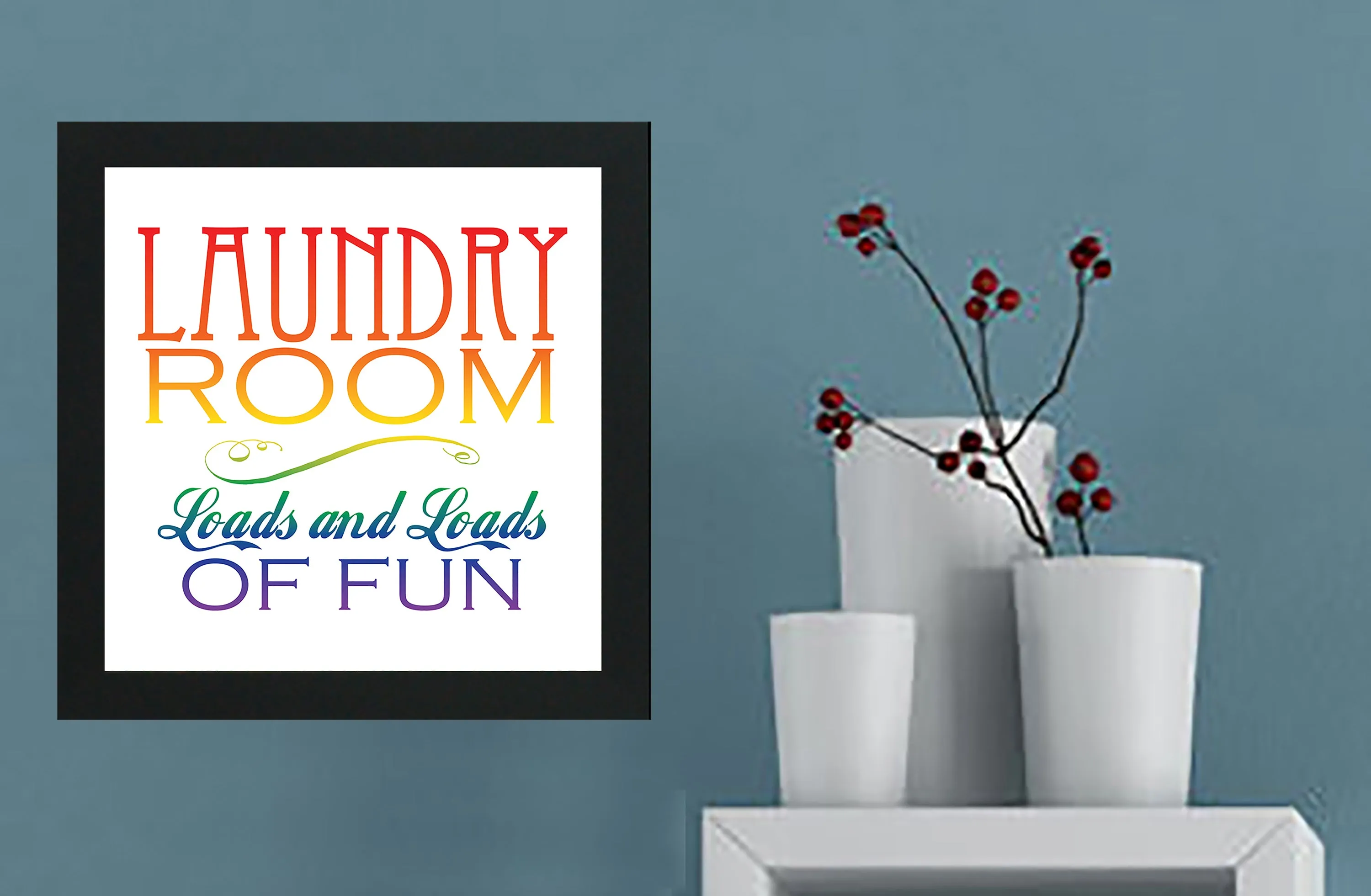 Laundry Room: Framed with Glass