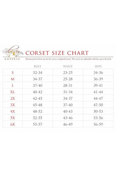 Lavish Clear Yellow Curvy Cut Mini Cincher Corset