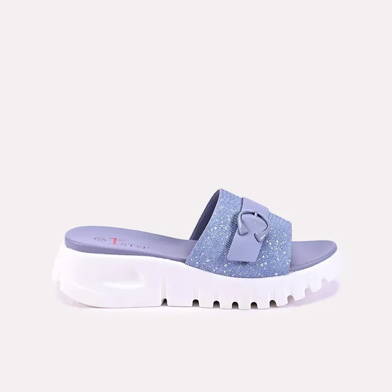 Lex Blue Comfy Slippers 0412682