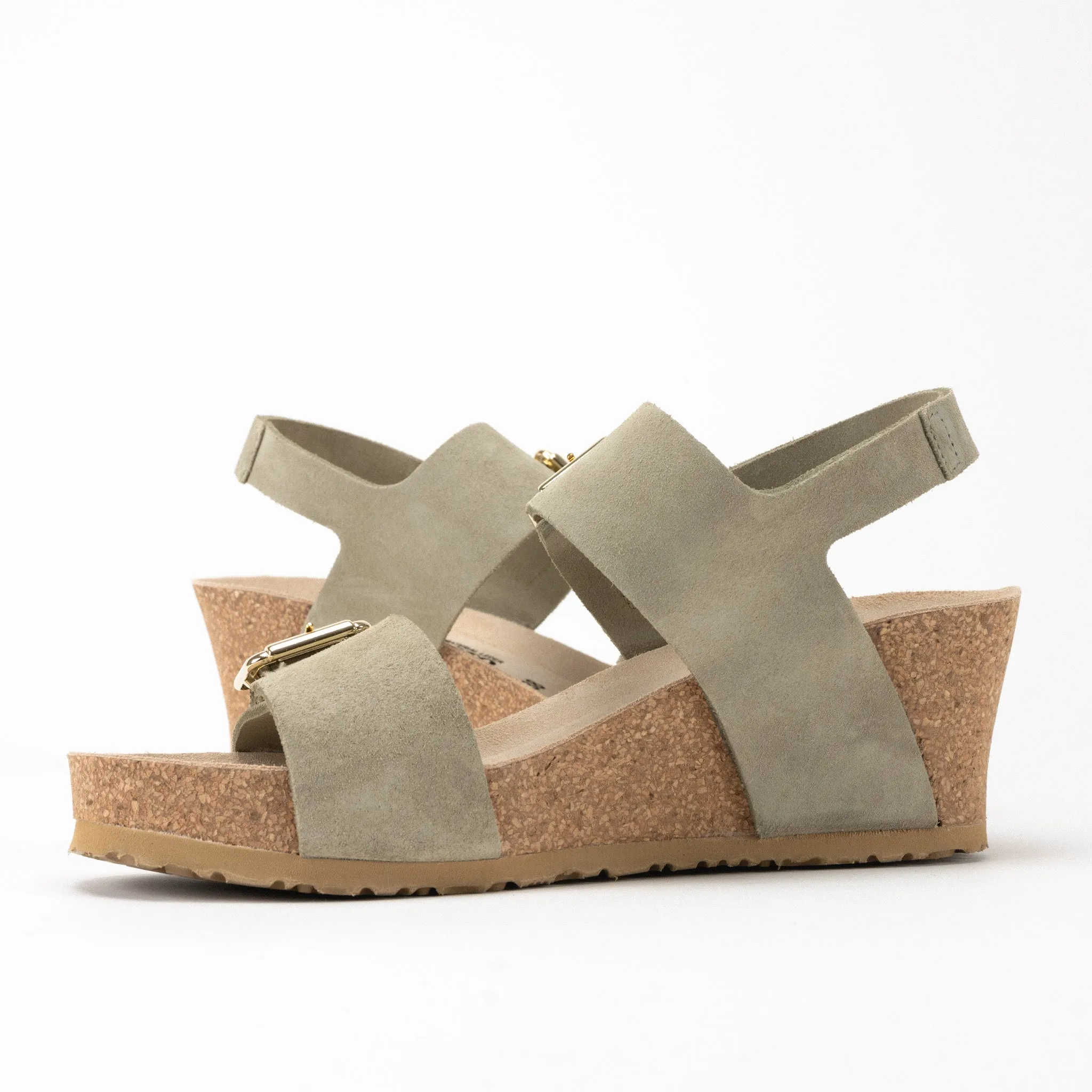 LISSANDRA - LIGHT KHAKI - SUEDE