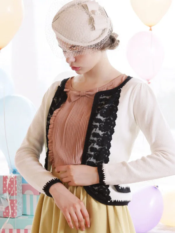 little lace cardigan