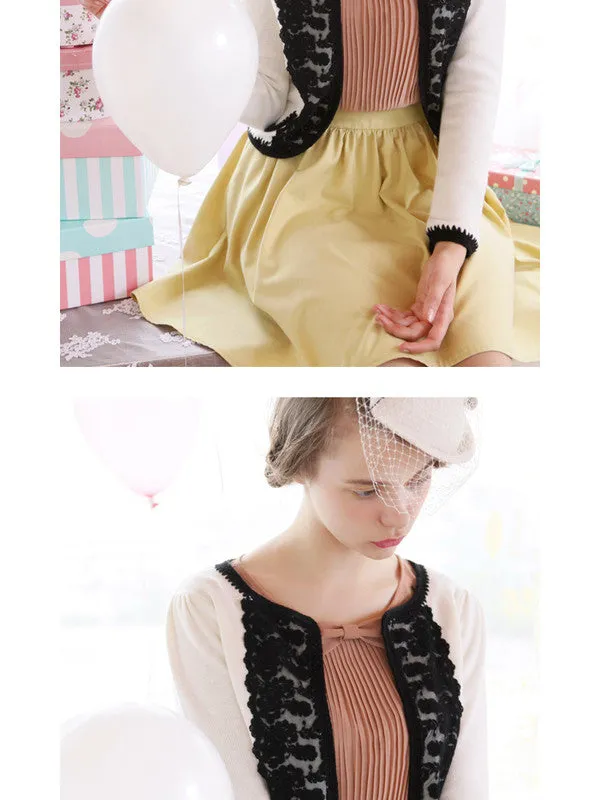 little lace cardigan