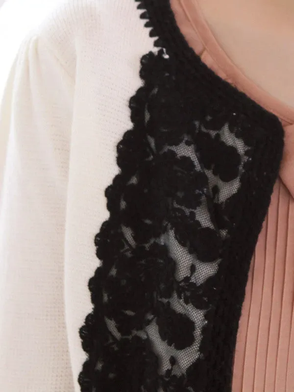 little lace cardigan