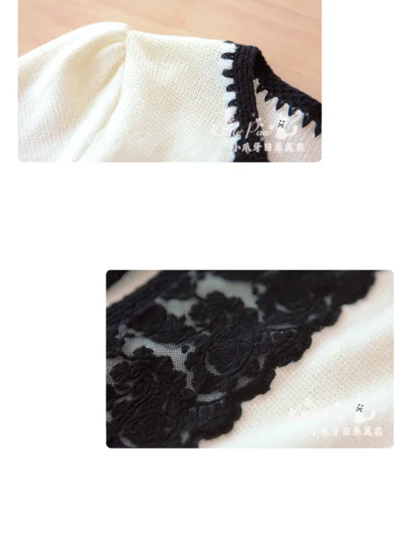 little lace cardigan