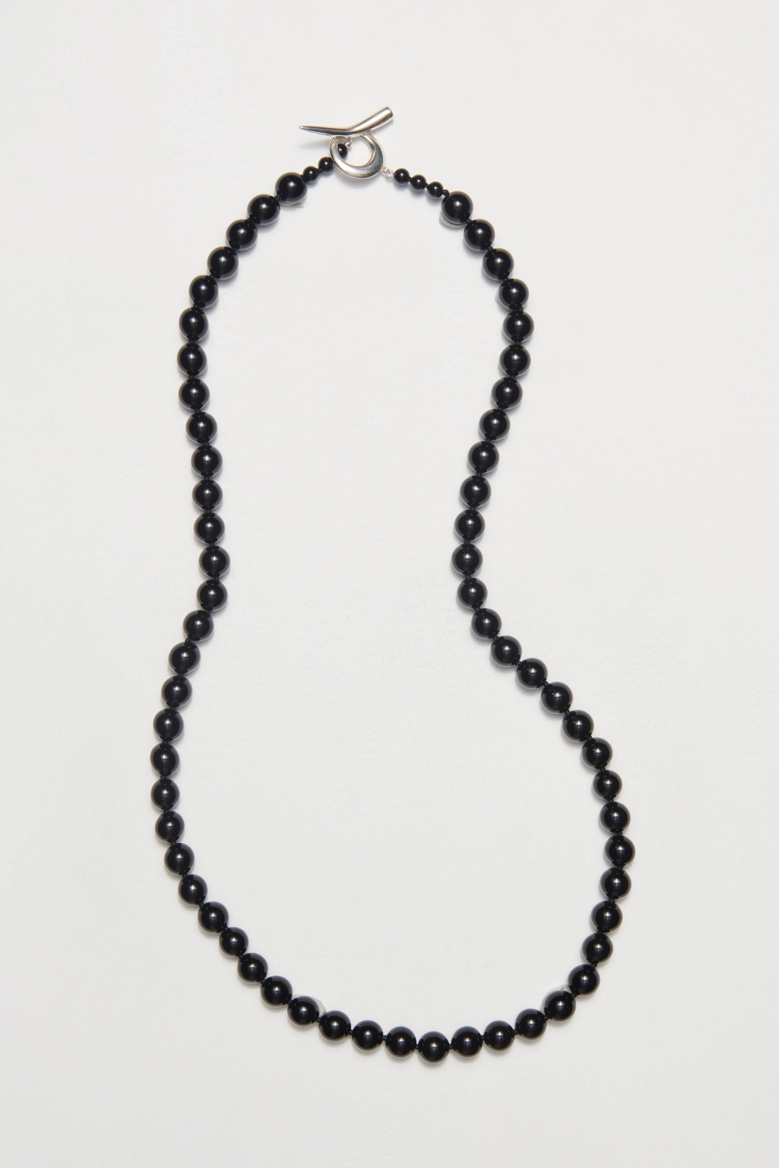LONG EVERYDAY BOULE NECKLACE IN ONYX