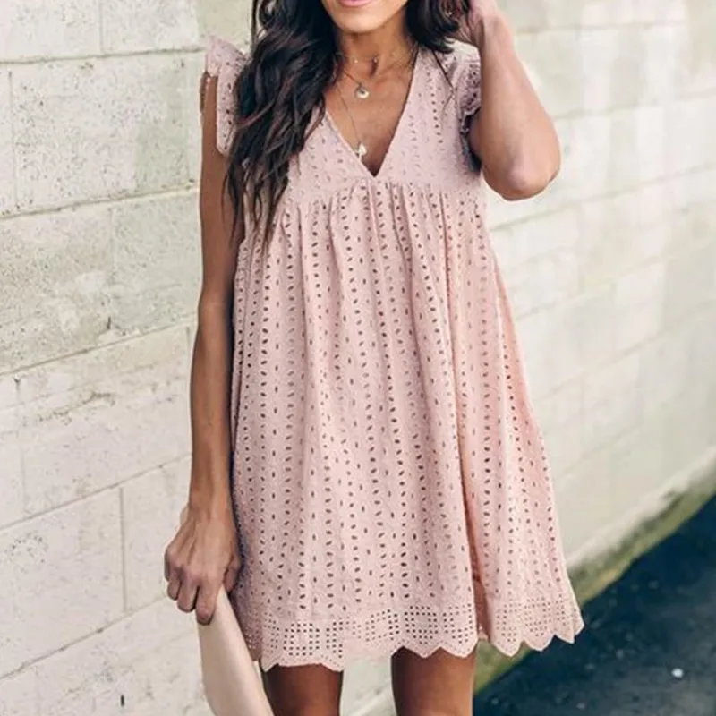 Luciana - Elegant Lace Summer Dress
