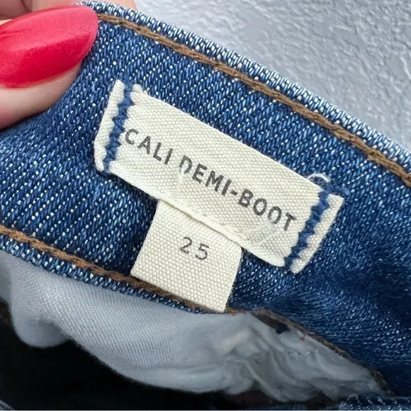 Madewell Cali Demi-Boot Jeans, Bodney Wash 25 - High-Rise, Denim, Jean, Ankle
