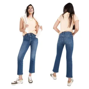 Madewell Cali Demi-Boot Jeans, Bodney Wash 25 - High-Rise, Denim, Jean, Ankle