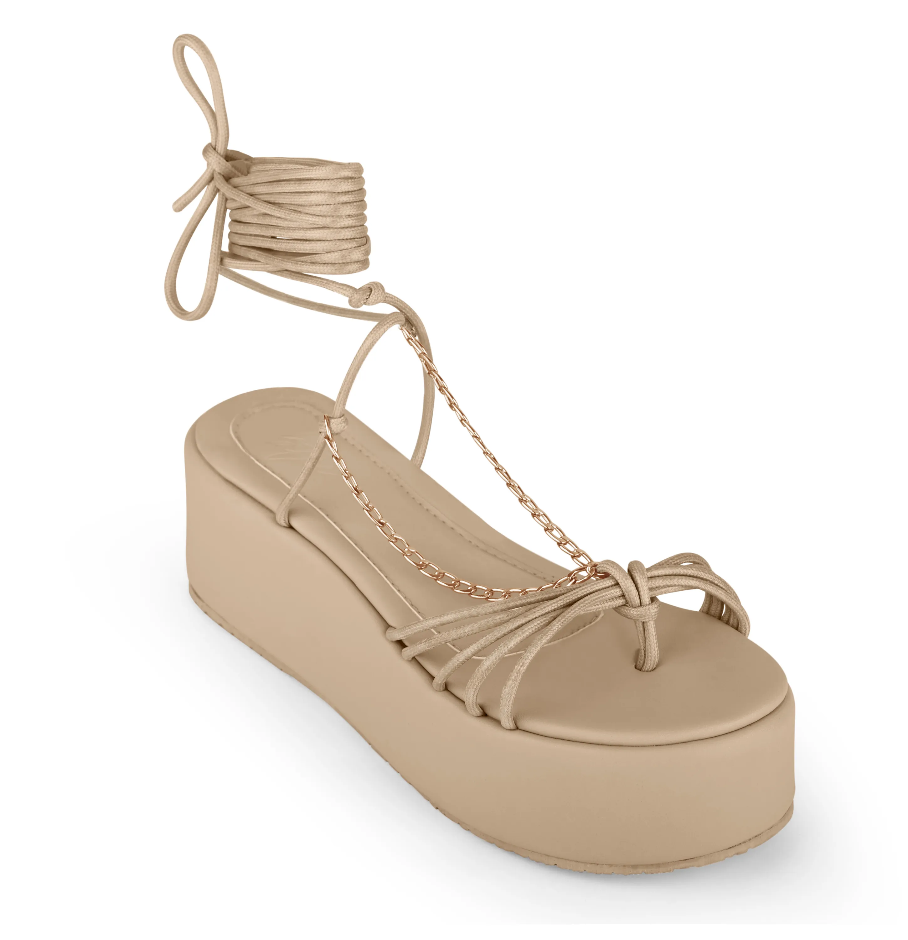 MAYORIYA NUDE SLIPPERS