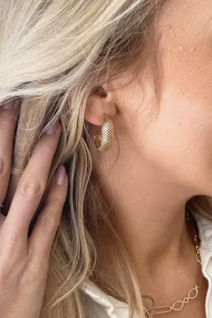 Mesh Hoop Earrings