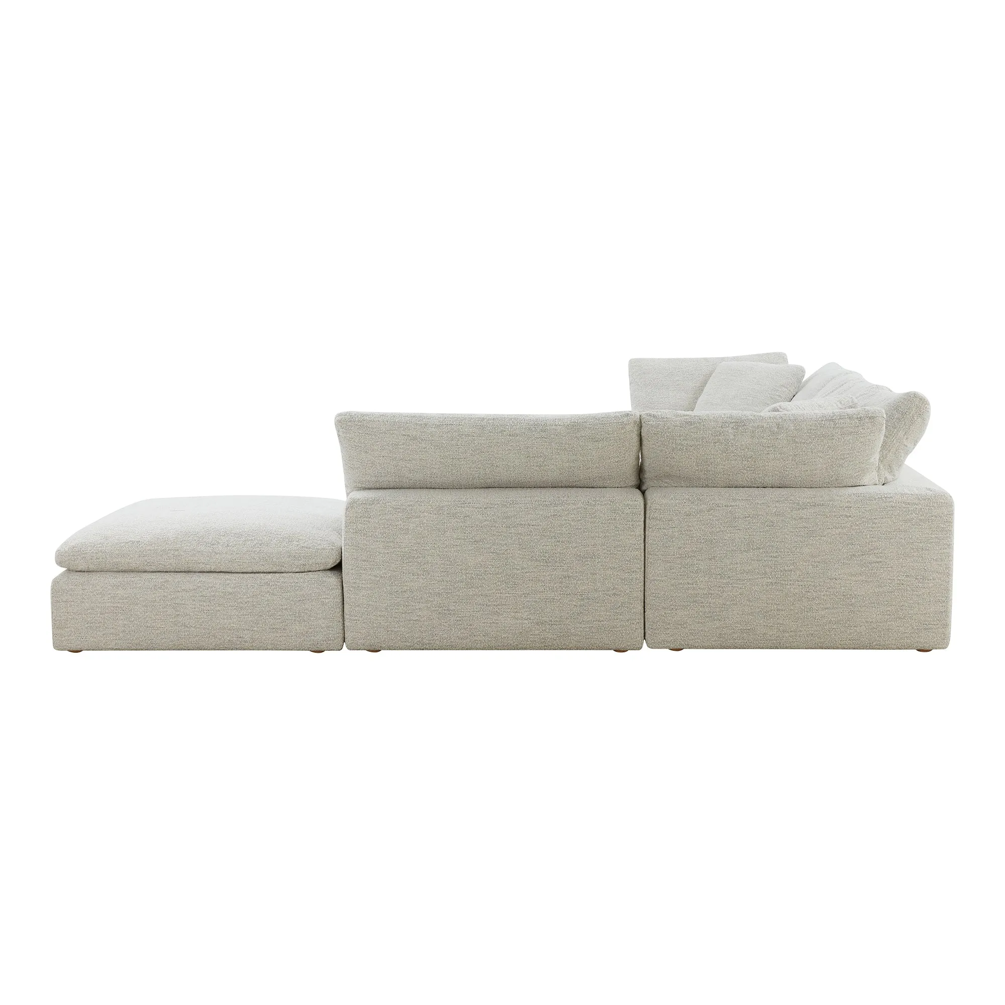 Moe's Home Collection Clay Dream Modular Sectional ~ Coastside Sand Performance Fabric