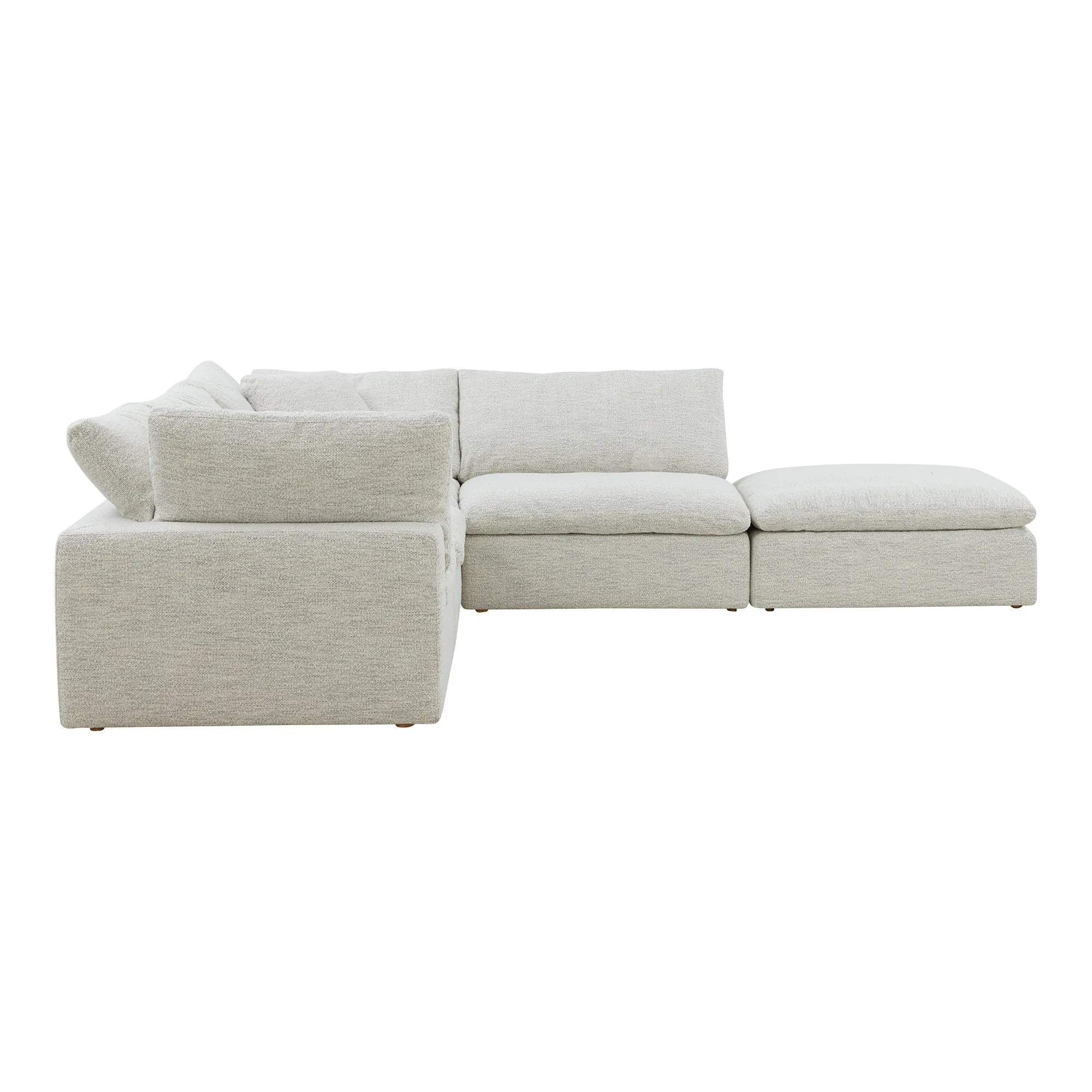 Moe's Home Collection Clay Dream Modular Sectional ~ Coastside Sand Performance Fabric