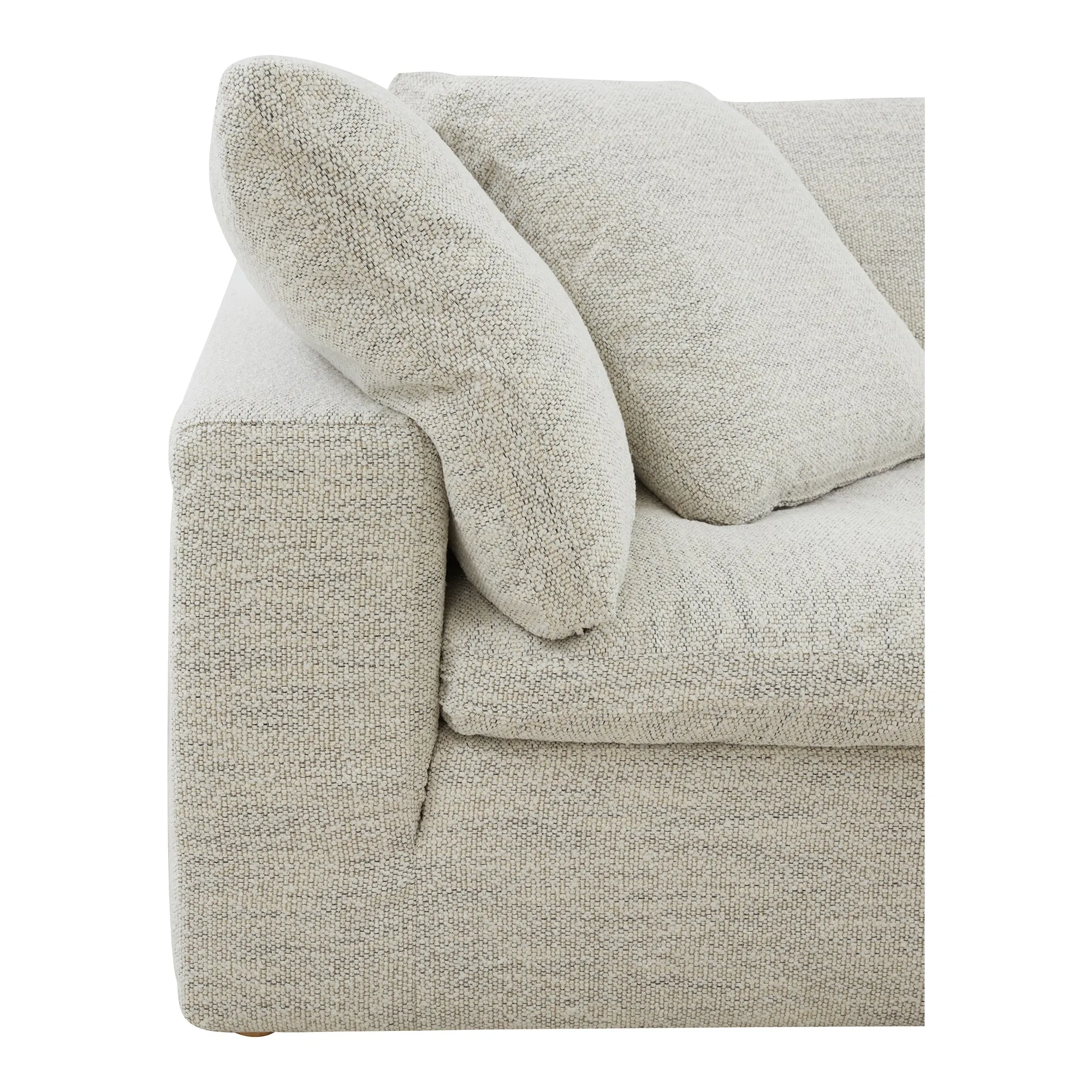 Moe's Home Collection Clay Dream Modular Sectional ~ Coastside Sand Performance Fabric