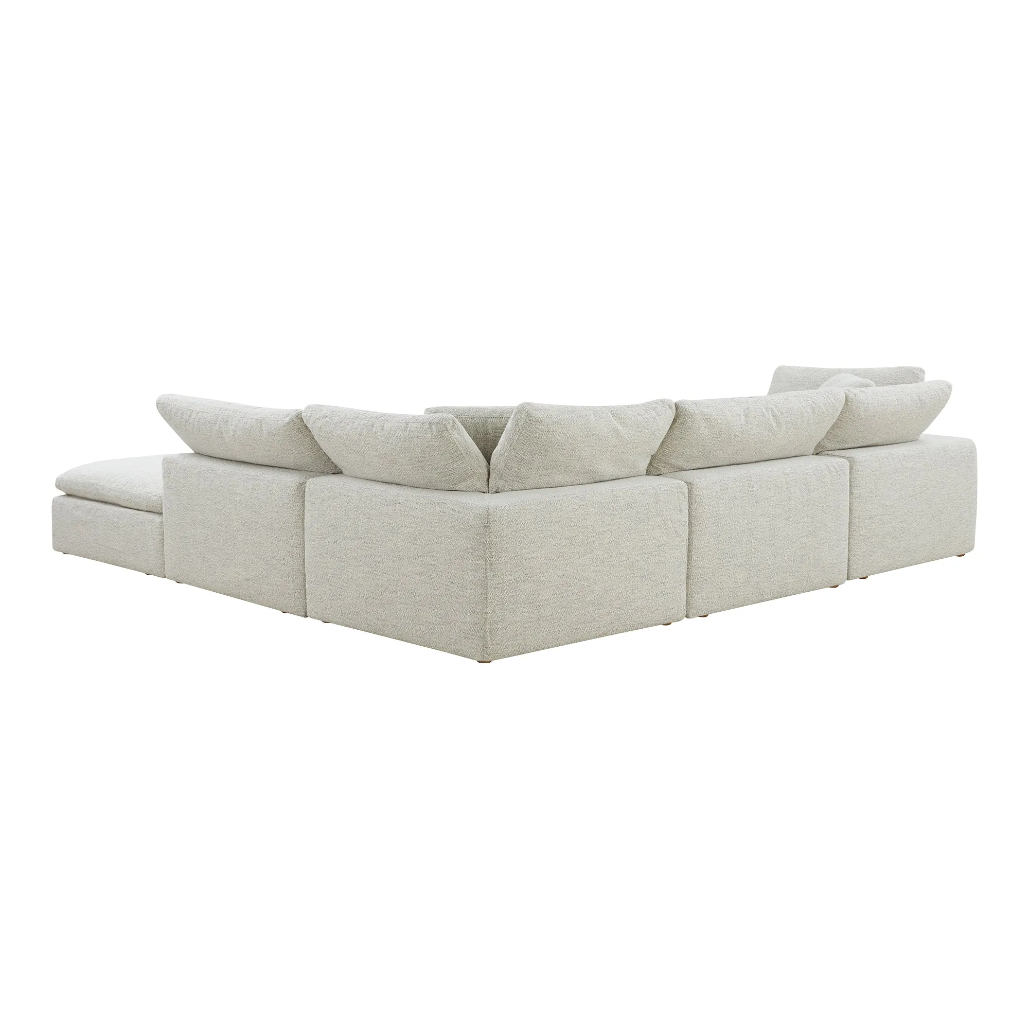 Moe's Home Collection Clay Dream Modular Sectional ~ Coastside Sand Performance Fabric