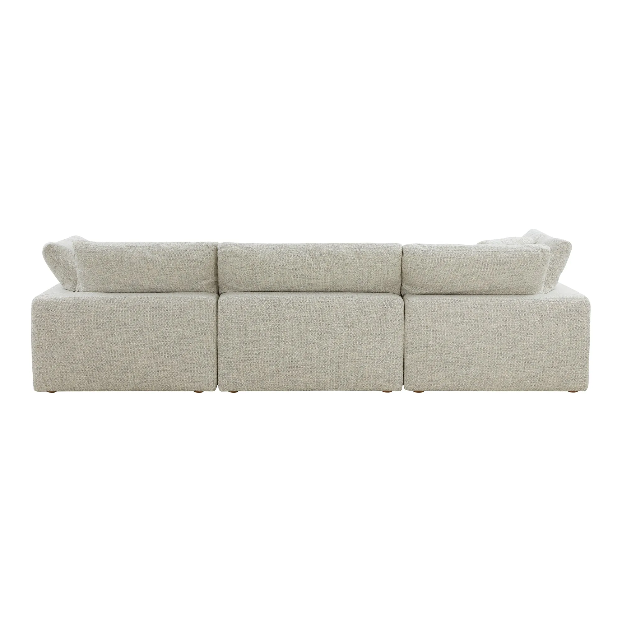 Moe's Home Collection Clay Lounge Modular Sectional ~ Coastside Sand Performance Fabric