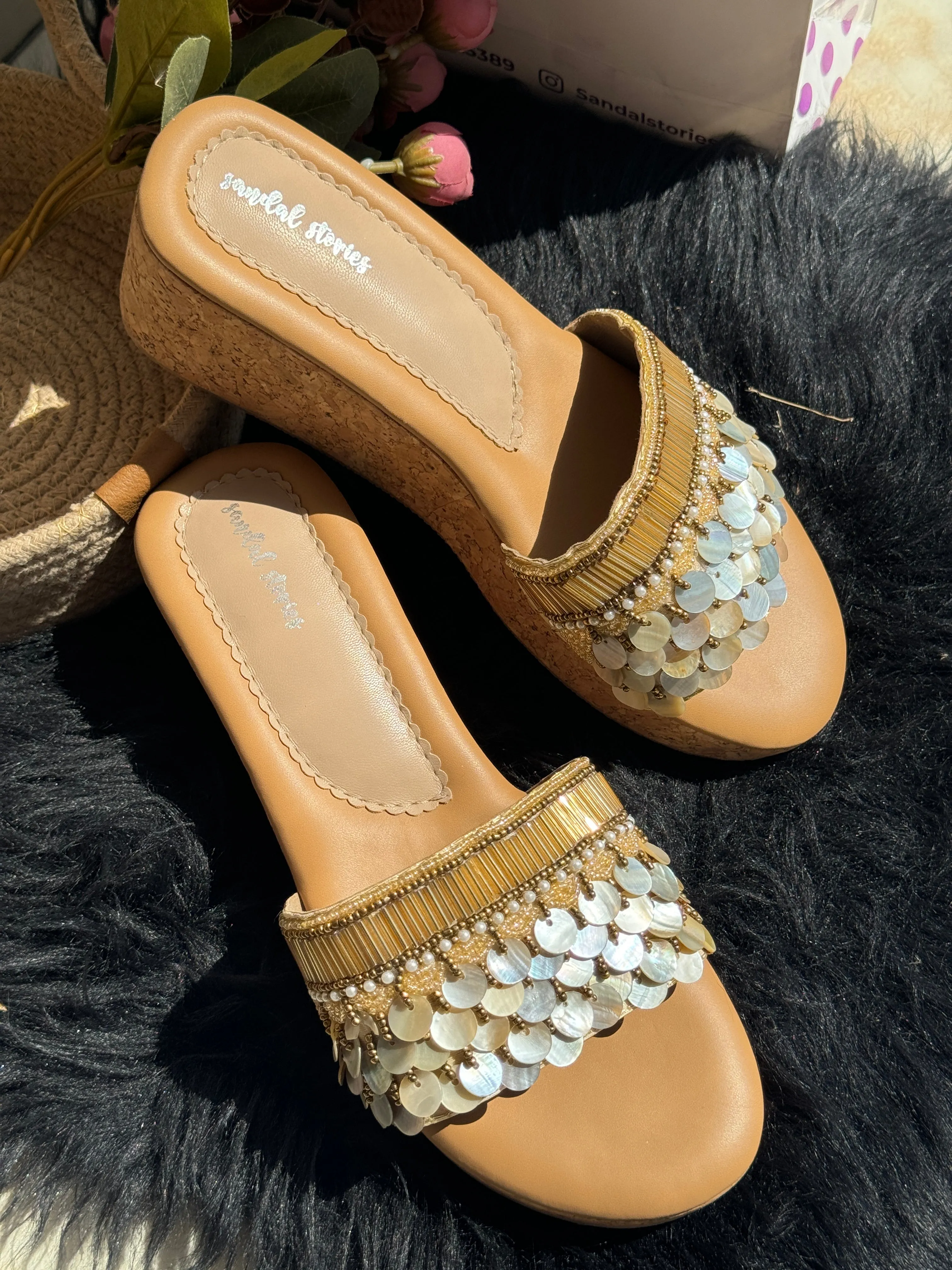 Mother of Pearl Elegance Wedges