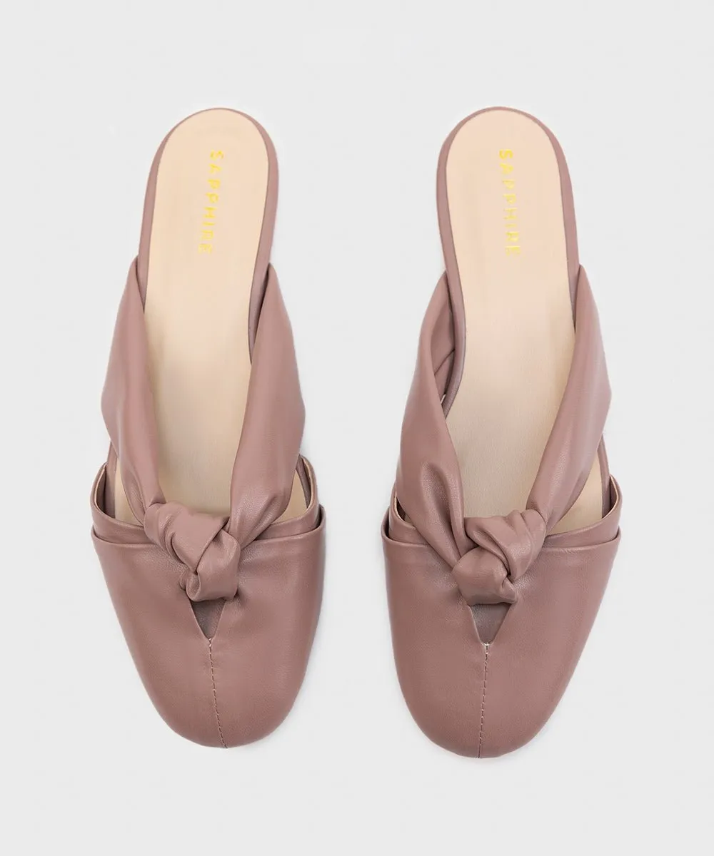 Mules with Knot Detail